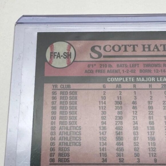 2015 Topps Archives Scott Hatterberg Fan Favorites Oakland Athletics Auto Mint - Picture 8 of 13